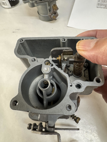 Carter YF Metering Rod Adjustment